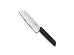 Faca Santoku com Sulcos Victorinox Swiss Classic Preta 17CM - 0