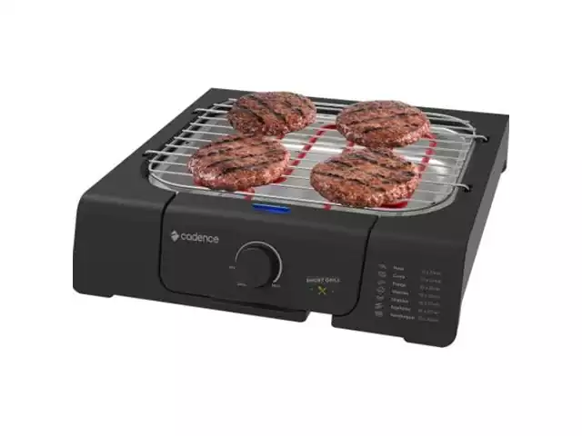 Churrasqueira Elétrica Cadence GRL805 Short Grill Preta