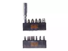 Kit Parafusadeira a Bateria Black&Decker 1/4" com LED 15 Acessórios - 2