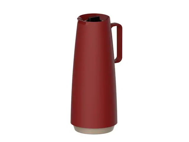 Bule Térmico Tramontina Exata Ampola de Vidro 1 Litro Vermelho