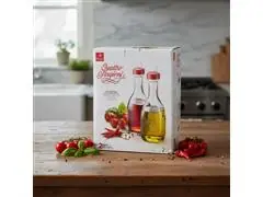 Conjunto de Azeiteiros Quattro Stagioni 2 Peças de 500ML - 8