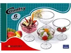 Jogo de Sobremesa Country 6 Taças 380ML - 1