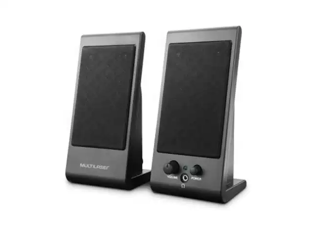 Caixa de Som Multilaser SP009 2.0 3W RMS Flat USB