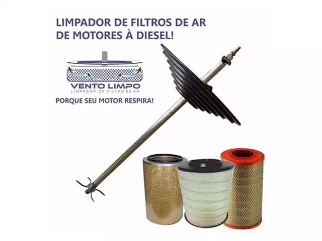 Vento Limpo limpador de Filtro de Ar Motores à Diesel Rotores 4" à 12”