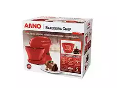 Batedeira Híbrida Arno Chef 5 Litros 400W Vermelha - 6