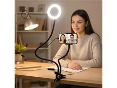 Suporte Ring Light Flexível Ajustável Clip Fixador Multilaser AC369 - 4