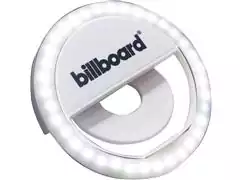 Luminária LED Selfie Ring Light Billboard Recarregável com Clipe