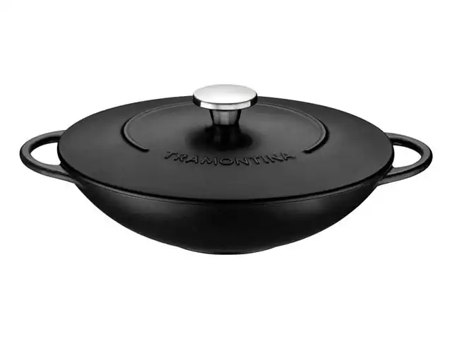 Panela Wok Tramontina Trento Antiaderente 32CM 5 Litros