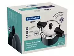 Panela de Pressão Tramontina Torino Verde Petróleo 20CM 4,5 Litros - 4