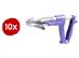 Combo 10 Seringas Simcro Accurus Fluxo Contínuo 12ML Tubo High Flow - 0