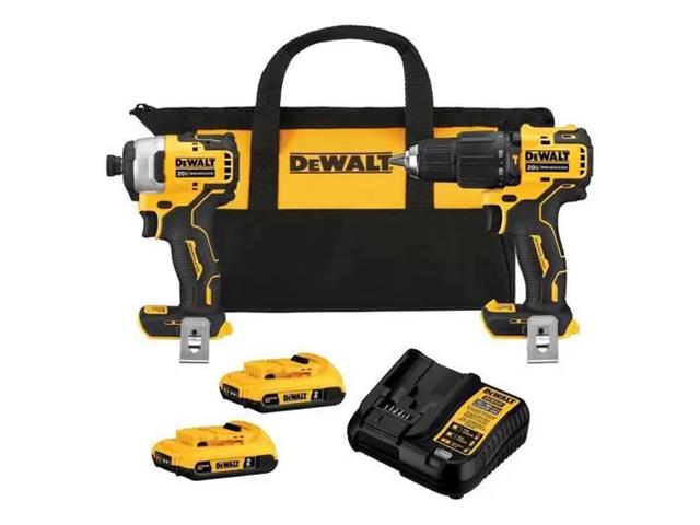 Combo DeWalt Parafusadeira DCD709 e Furadeira DCF809 com Bolsa