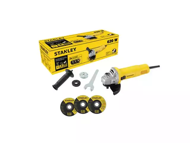 Esmerilhadeira Angular 1/2" Stanley com 3 Discos 620W