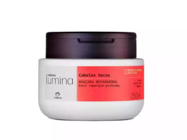 Máscara Reparadora Cabelos Secos Natura Lumina 250ML