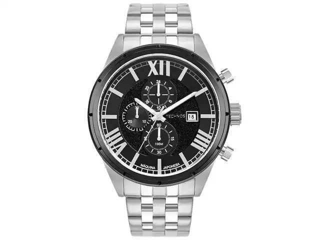 Relógio Masculino Technos Grandtech Prata JS15FV/1P