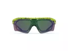 Óculos de Sol Unissex Mormaii Smash 2 Amarelo Fluor Lente Verde Revo - 2