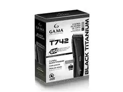 Máquina de Corte Gama Italy T742 Black Titanium Carregamento USB - 2