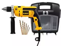 Furadeira de Impacto 1/2" DeWalt com 5 Brocas 710W