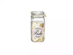 Pote Hermético de Vidro Bormioli Rocco Fido 1500ML Tampa Transparente - 1