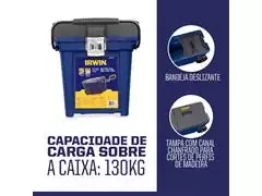 Caixa Baú Irwin para Ferramentas com Rodas Contractor - 3