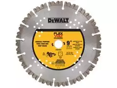 Lâmina Serra DeWalt Diamantado Segmentado FV 9"x7/8"/230x22,23mm - 0