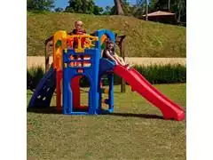 Playground Premium Prata Freso com Escorregador Infantil - 7