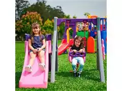 Playground Baby UnicórnioPlay Freso Gangorra e Escorregador Infantil - 8