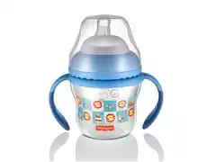 Copo de Transição First Moments Bico Extra Alça Removível 150 ml Azul