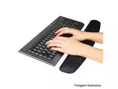 Apoio de Pulso para Teclado em Gel Preto Multilaser AC033 - 1