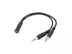 Cabo Adaptador P3-P2 Multilaser Preto WI410