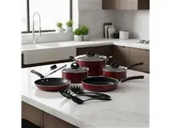 Kit Cozinha Tramontina Everyday Vermelho 10 Peças - 4