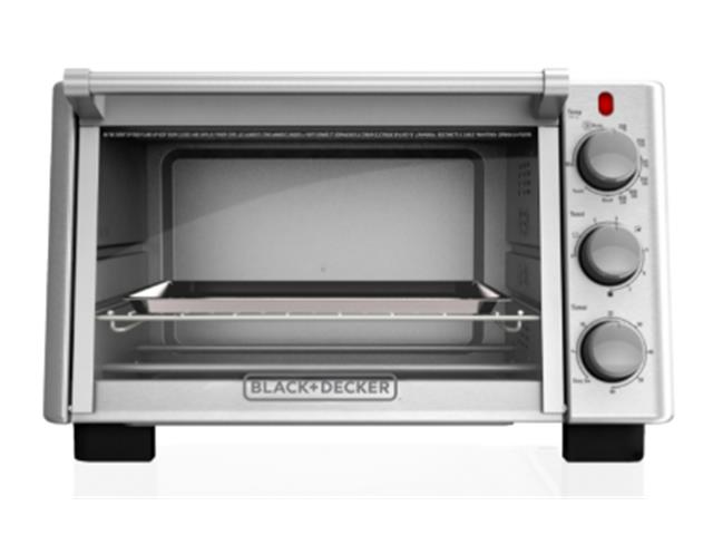 Horno Tostador Black+Decker Eléctrico 6 Rebanadas 4 en 1 Inoxidable