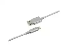 Cabo Lightning Intelbras 1,5m Nylon EUAL 15NB Branco - 2