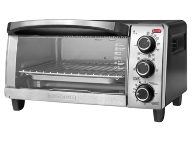 Horno Tostador Black+Decker Eléctrico Control Perillas 10L Inoxidable