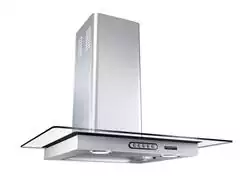 Coifa de Parede Vidro Reto Fogatti Inox Duto Slim 75CM