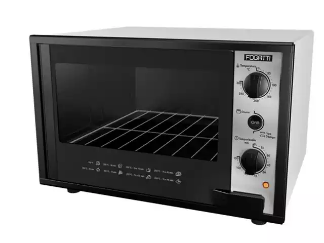 Forno Elétrico de Bancada Fogatti Smart Preto 40 Litros