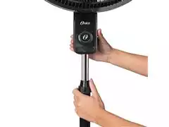 Ventilador de Coluna Oster Power Fresh 6 Pás 140W Preto/Vermelho - 5